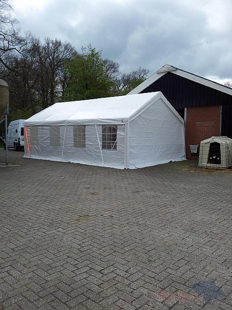 tent 8x5 mtr voor extra ruimte