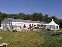 tent 10 x 25 mtr transparant